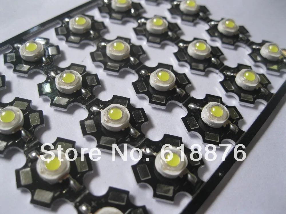 Светодиодный излучатель холодного белого света высокой мощности 10 шт. 3 Вт 13000 15000K