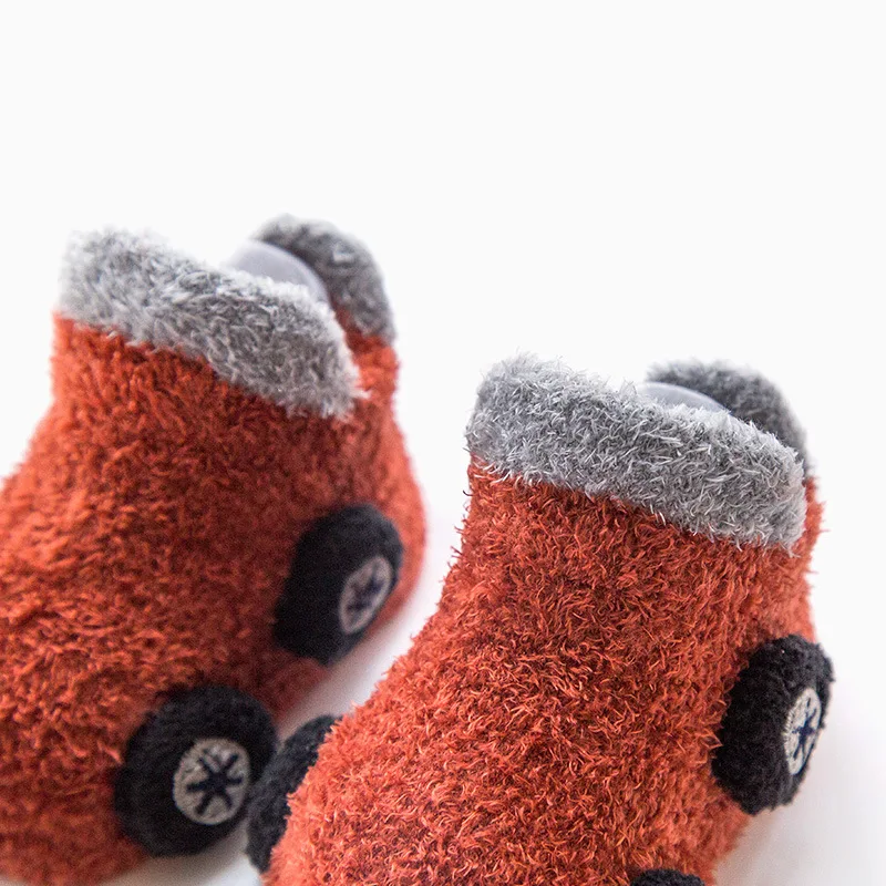 Милые носки для новорожденных Повседневные тапочки мальчиков и девочек с