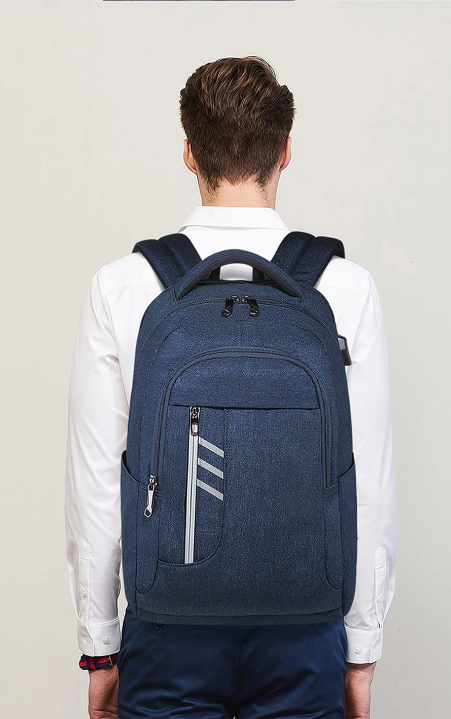 SNAP TOURS Waterproof Travel Backpack For Men USB Charging Portable Urban Laptop Backpack Large Space Trip Bagpack
