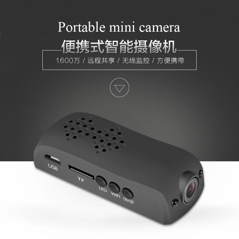 HD 1080 P портативный с капюшоном сбоку H.264 mini DV DVR мини камера дистанционного Wi Fi