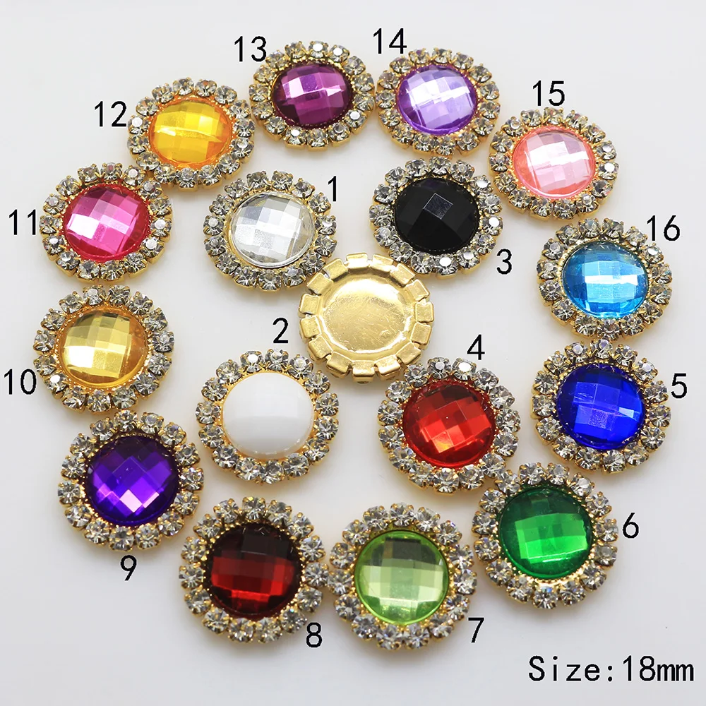 10 шт. металлические пуговицы 18 мм|rhinestone buttons|button acrylicmetal buttons |
