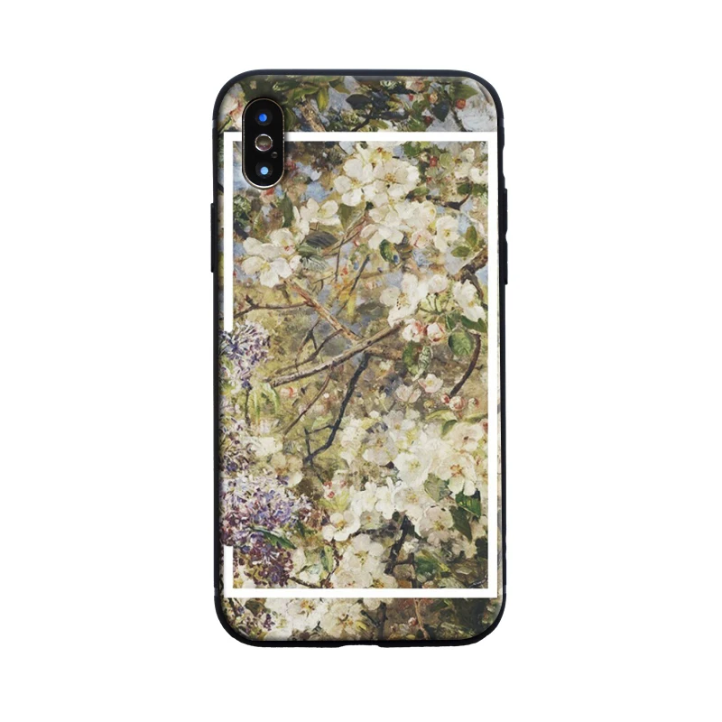 4soft case Викторианские картины винтажный узор мягкий силиконовый чехол для телефона для Apple iPhone 5 5S SE 6 6s 7 8 Plus X XR XS MAX чехол - Цвет: 4soft case