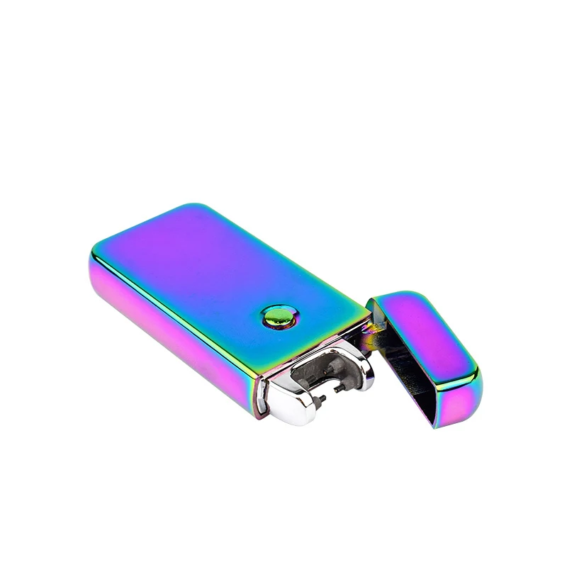 Хорошая USB Зажигалка Ветрозащитная турбо и светодиодная лампа карманная