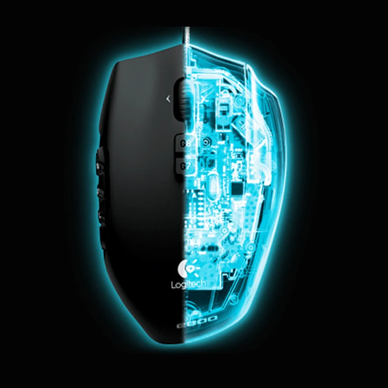 Игровой Мышь Logitech G600 MMO управление в вашем любимом MMOs|mouse pad wrist rest|mouse with numeric keypadmouse