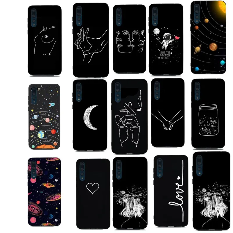 Силиконовый чехол для Funda P30 роскошные милые телефонные чехлы Huawei Mate 10 lite P10 P20 Lite Y6