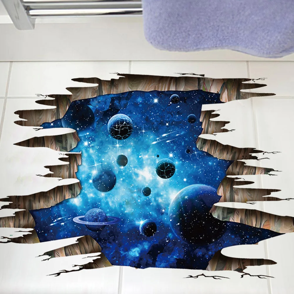 Космические 3D наклейки на стену космические настенные детская комната спальня