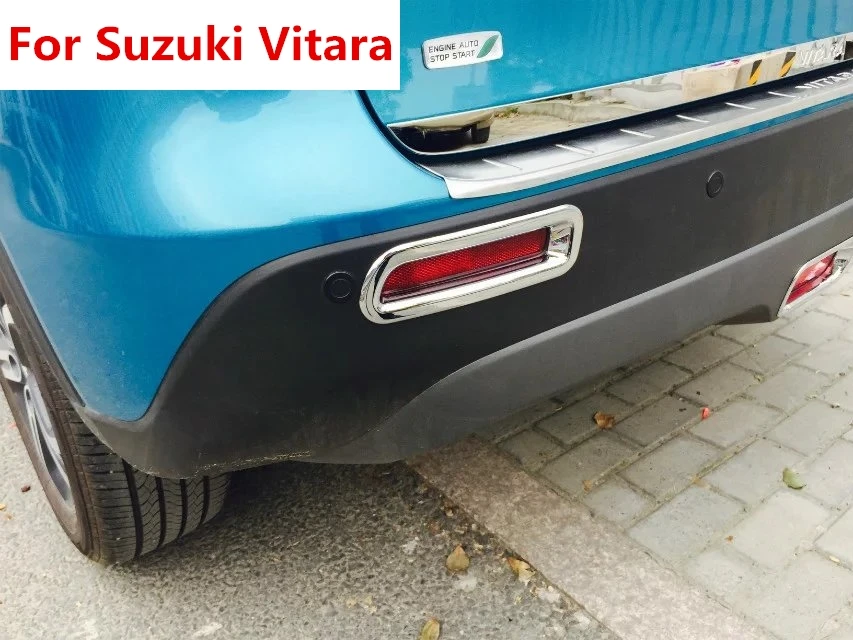 Высокое качество для Suzuki Vitara 2016 2017 детектор кузова автомобиля ABS Хромированная