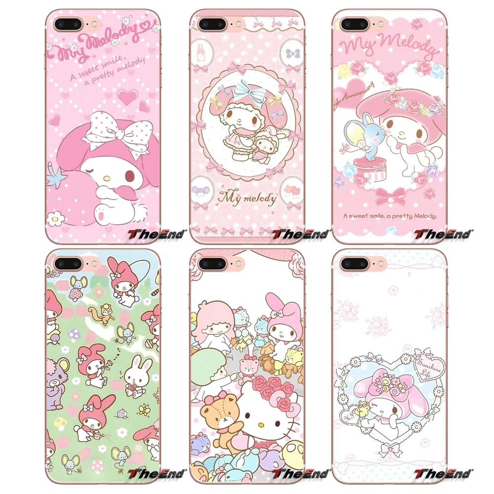Розовые чехлы из ТПУ My Melody little twin stars для Xiaomi Redmi 4 3 3S Pro Mi3 Mi4 Mi4i Mi4C Mi5 Mi5S Mi Max Note 2