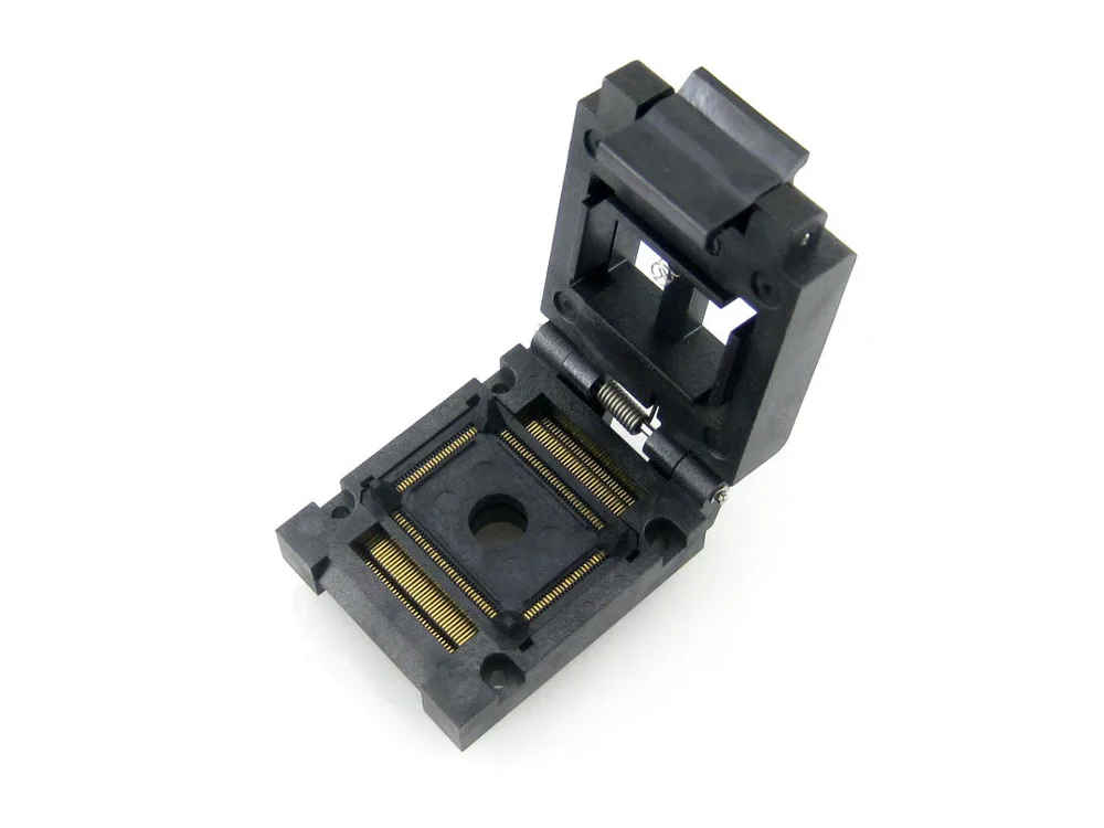 QFP128 TQFP128 LQFP128 PQFP128 Enplas FPQ 128 0.5 03A QFP тестер выгорания IC Разъем 0 5 мм Шаг раскладушка