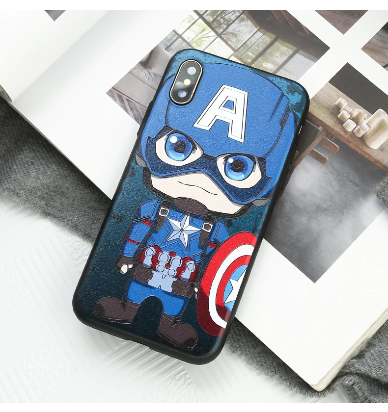 Милый ТПУ чехол-накладка Marvel hero для iphone 5, 5S, 5, G, SE, 6, 6 S, 7, 8 plus, резиновый гелевый силиконовый чехол для iphone x, XR, человек, мальчик, Человек-паук, чехол для телефона
