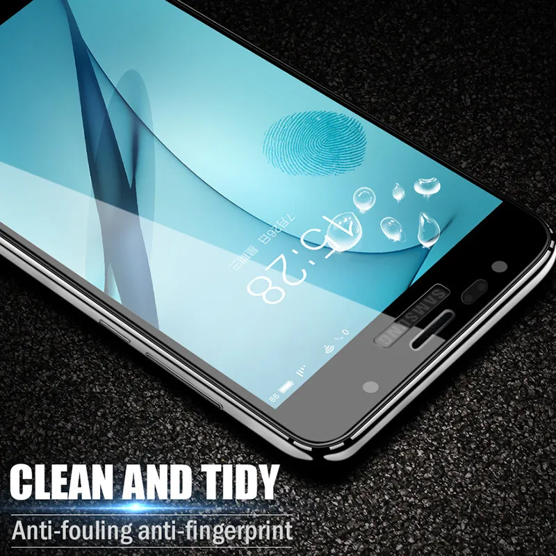 Закаленное стекло с полным покрытием для Samsung A8 Plus A5 A7 A6 J4 J2Pro J2 J6 J8 2018 J5 J520 2017