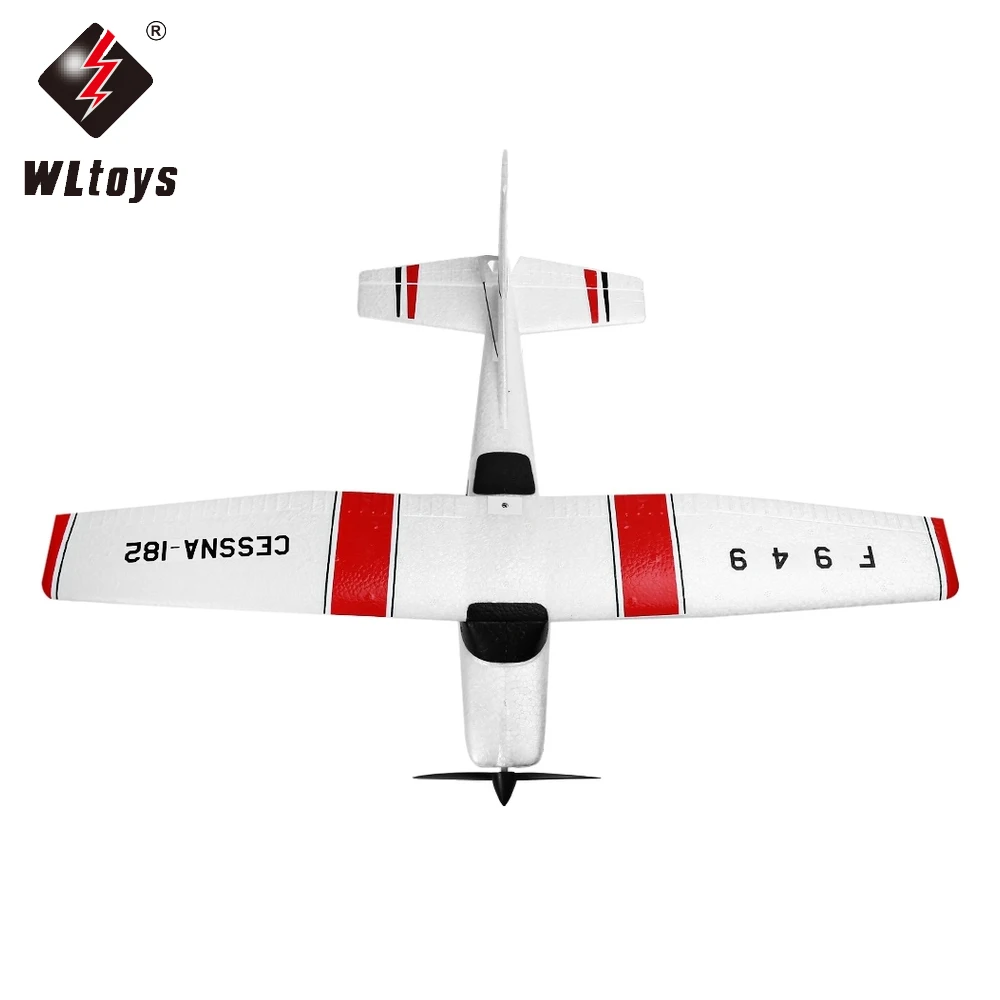 1 шт. WLtoys F949 Mini Cessna 2 4G 3CH RC Самолеты 182 самолет для начинающих|Радиоуправляемые