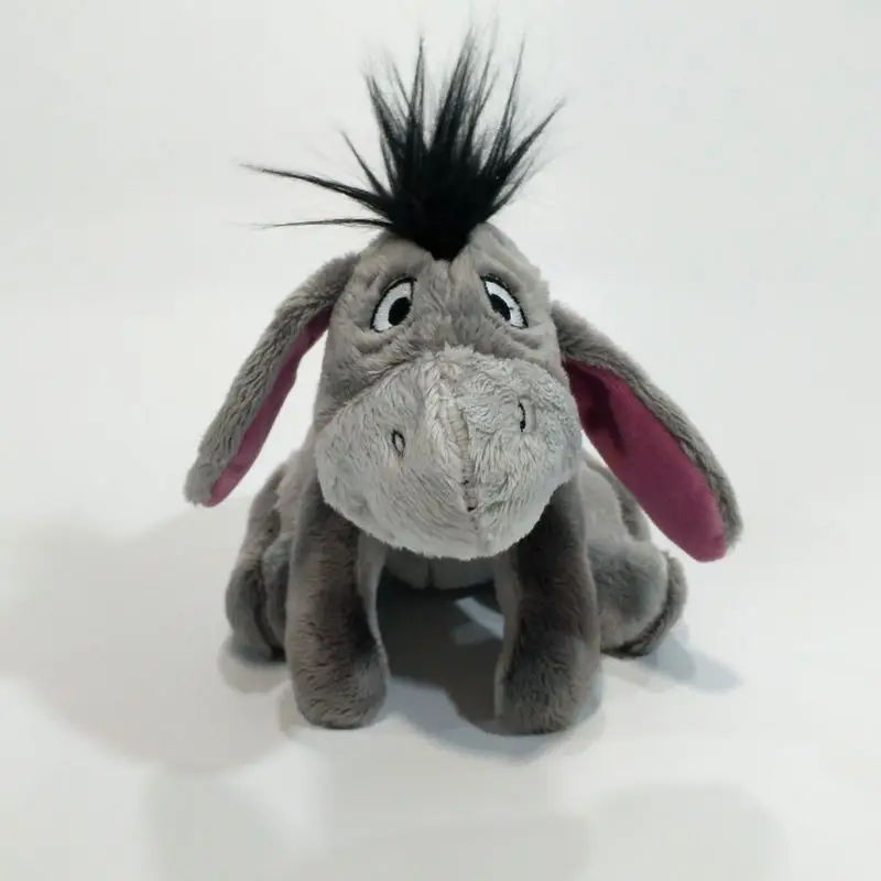 Бесплатная доставка 20 см 7 9 дюйма Маленький Серый Ослик Eeyore мягкое плюшевое