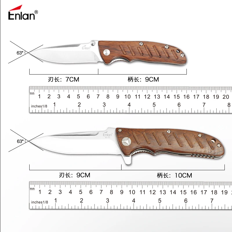 ENLAN Kitchen Fruit Knife Tactical Hunting Camping Knives Multi High Hardness Military Knife Pocket Outdoor Tool Dropshipping
