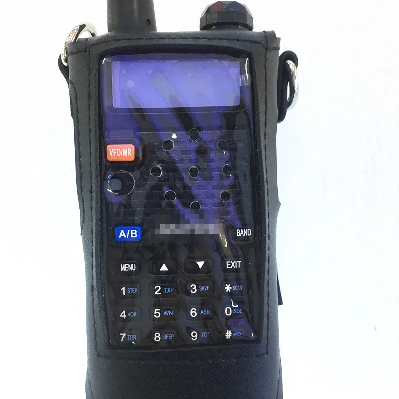 Длинный мягкий кожаный чехол с держателем специально для baofeng BF UV5R UV5RA UV5RB UV5RE walkie
