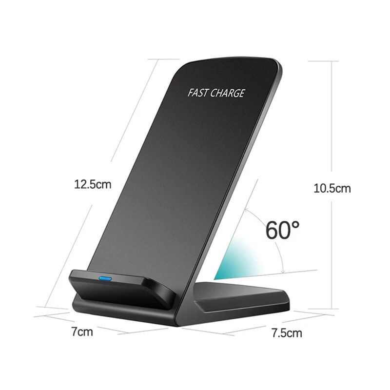Быстрое беспроводное зарядное устройство для Samsung S6 S7 Edge S8 S9 Plus Note 5 10 Вт