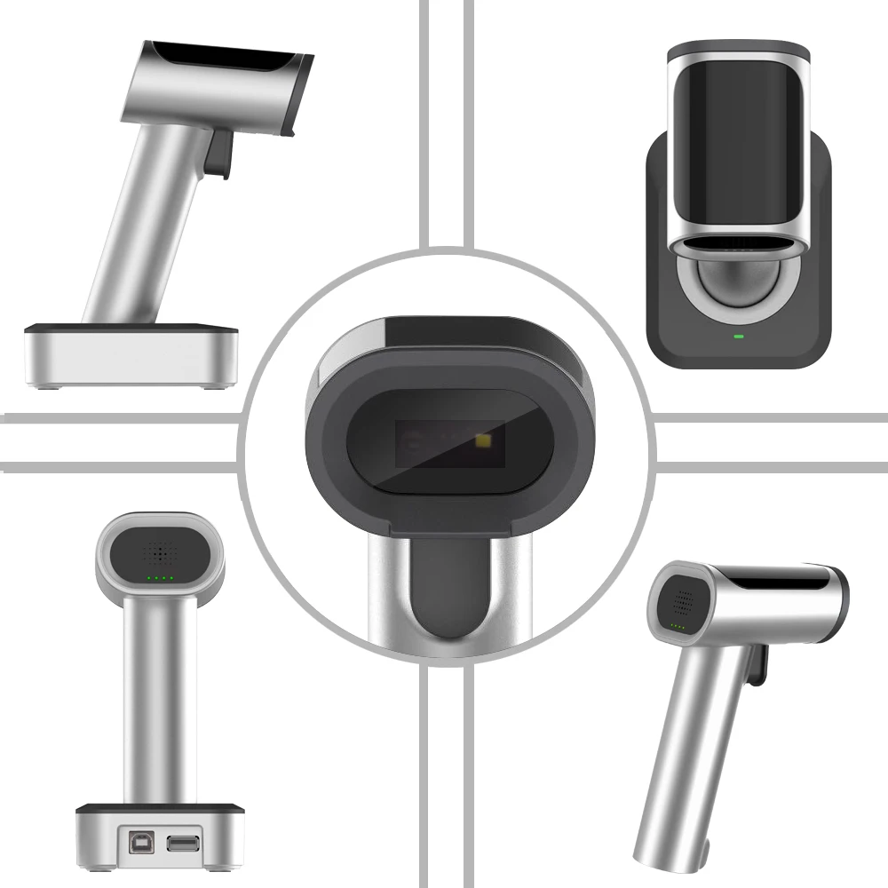Беспроводной Bluetooth сканер штрих кода 1D/2D 16 м 30 100 1800 мА · ч|Сканеры| |