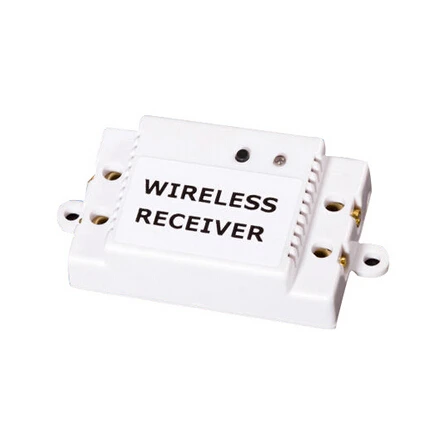 Wireless Receiver Saful 1 банда 1 способ беспроводной сенсорный переключатель кристальная стеклянная панель светодиодный индикатор DIY окрашенный настенный переключатель - Цвет: Wireless Receiver