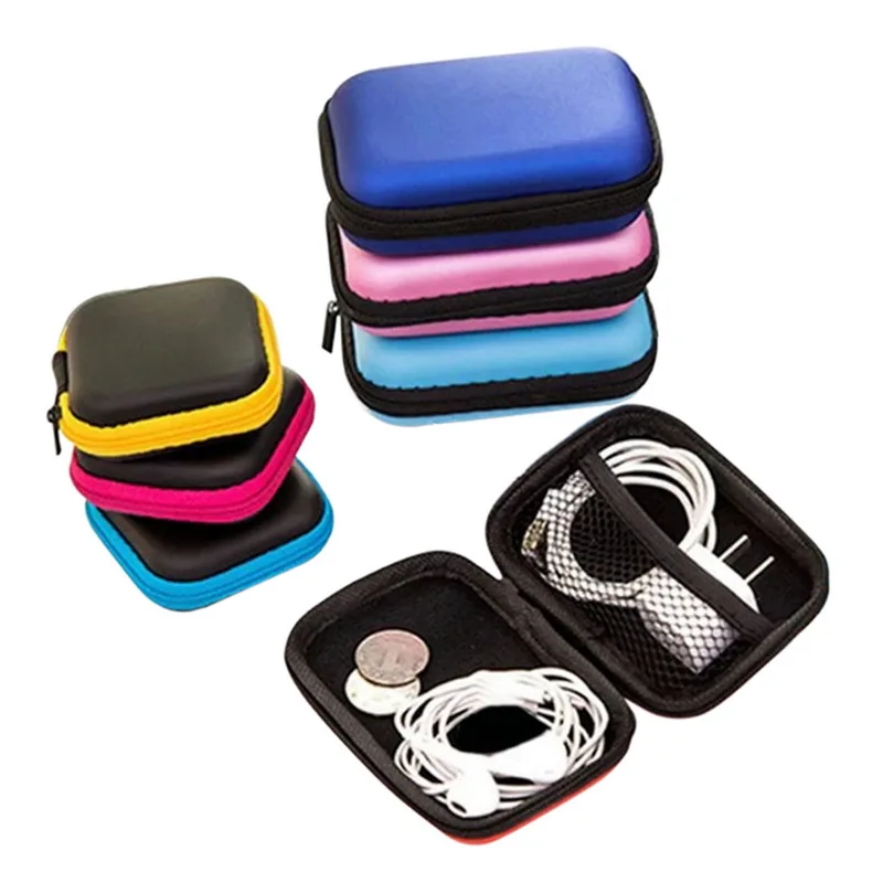 Кошелек для монет портативные мини кошельки дорожная Электронная карта USB кабель