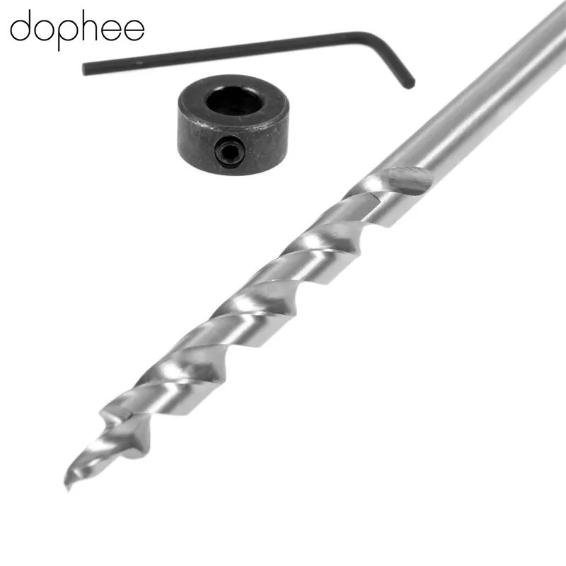 Dophee 9 мм твист ступенчатое сверло + глубина стопорный воротник для Kreg карманного