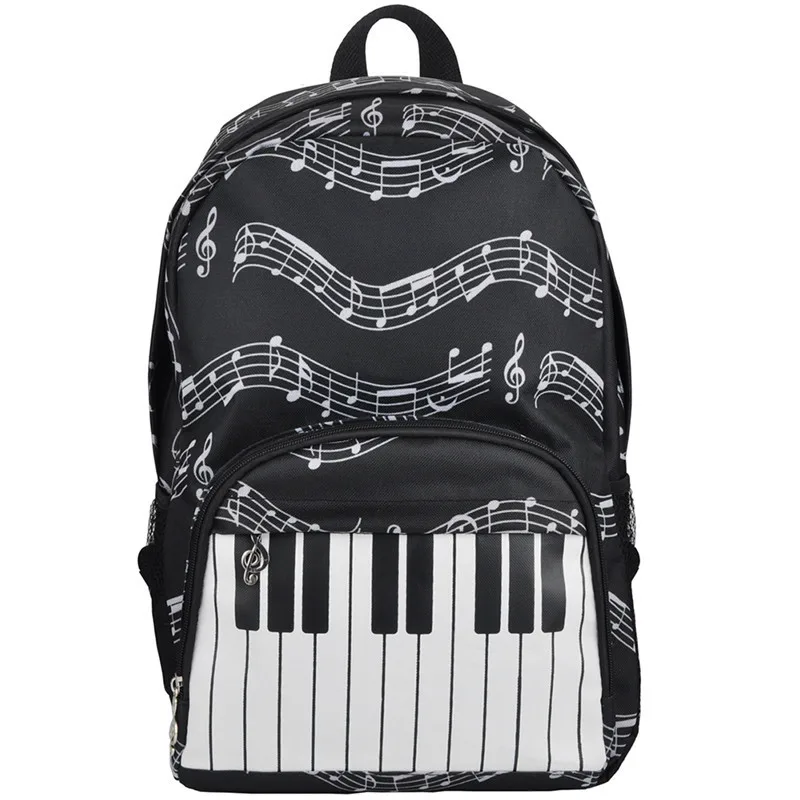 Outdoor Sport Waterproof Backpack Camping Hiking Traveling Cycling Music Symbol Printed Bag Sports Pack Student School Bag|bag sport|hiking