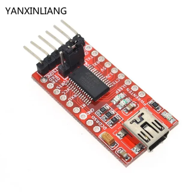 Последовательный модуль адаптера FT232RL FTDI USB 3 В 5 в TTL для мини-порта arduin. Покупайте