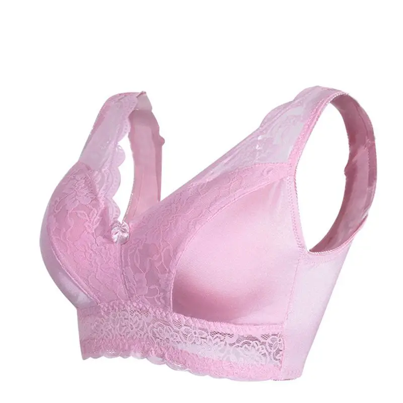 Женский кружевной бюстгальтер без косточек размера плюс XXXL 100DEF|Бюстье и корсеты|