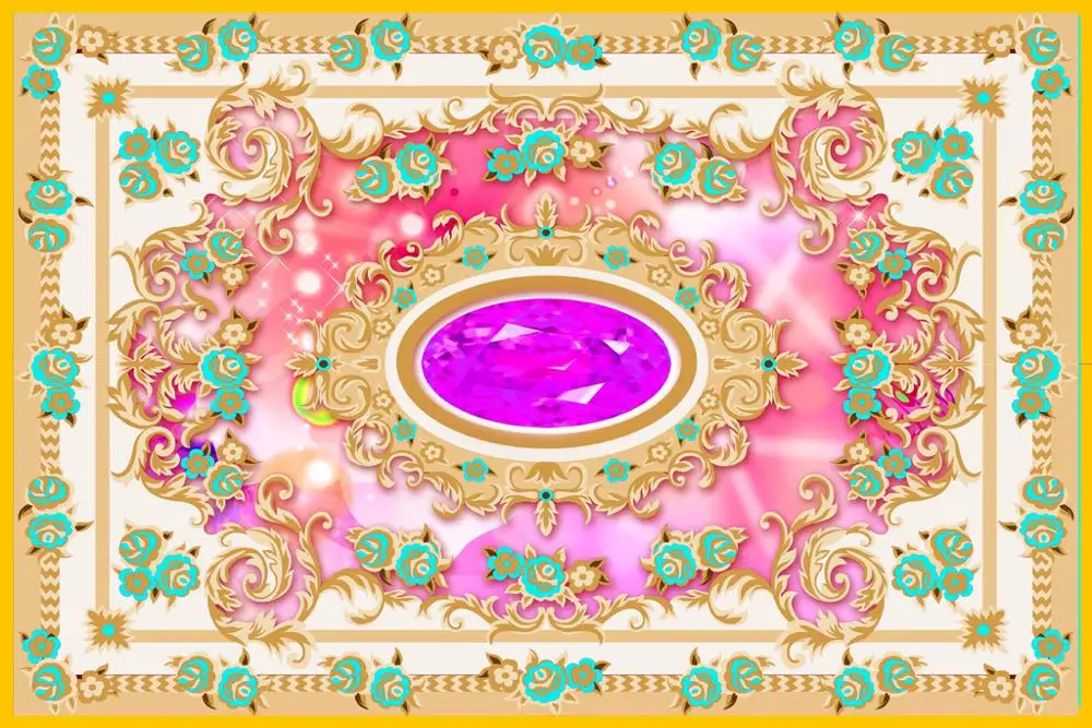 Европейский узор занавески для гостиной спальни девушки комнаты шторы