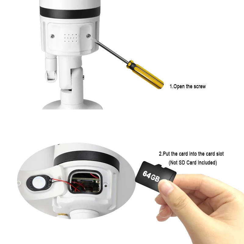 ZSVIDEO WIFI IP камера H.265 5.0MP P2P Слот для sd карты 3IR ночного видения CCTV наружная