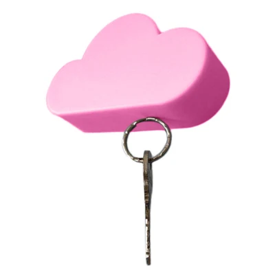 Pink Ouneed Cloud Key Holder розовый и желтый Новинка Домашний Органайзер Магнитный магнитный держатель ключа 1 шт - Цвет: Pink