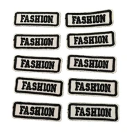 20 pieceslot small fashion patches iron on clothes patch diy letters embroidered applique badge decoration stickers accessories