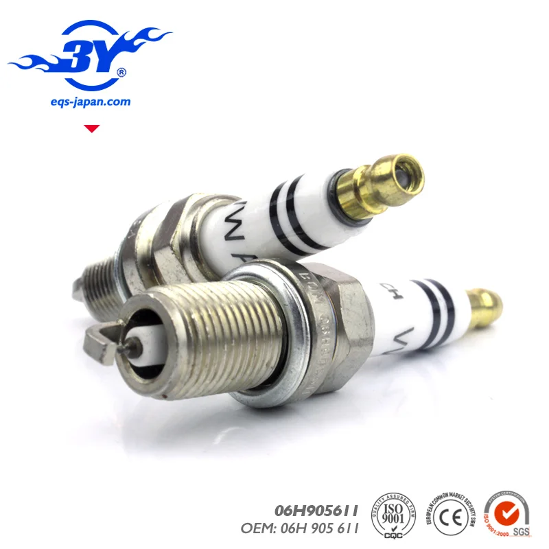4 шт./лот. 06 H 905 611 хорошее качество 06H905611 свечи зажигания для Audi A3 A4 A5 VW Eos Beetle