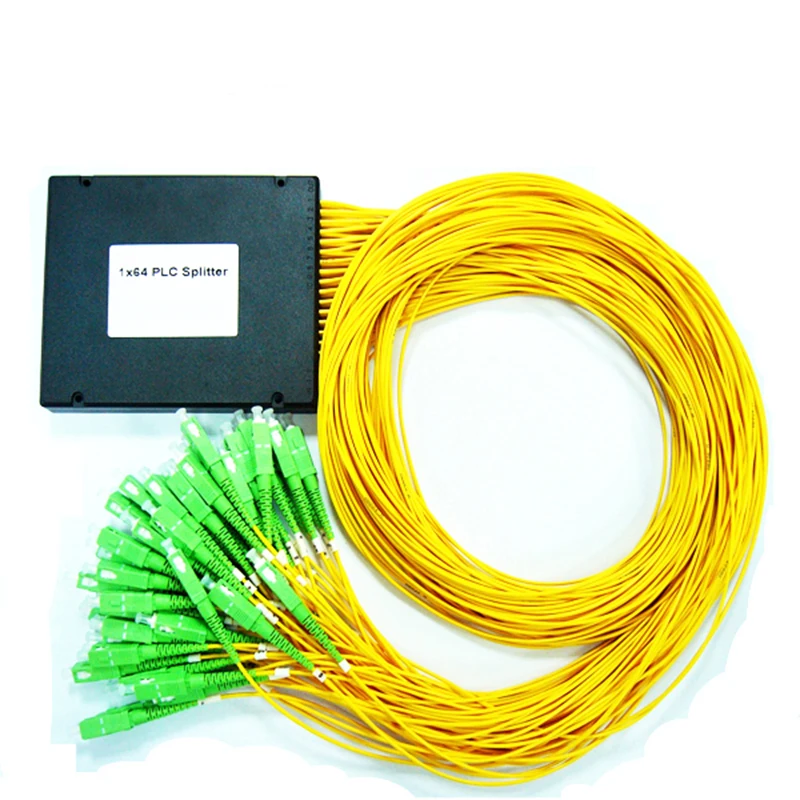 Оптоволоконный сплиттер SC APC PLC 1X 64 одиночный мод FBT оптический
