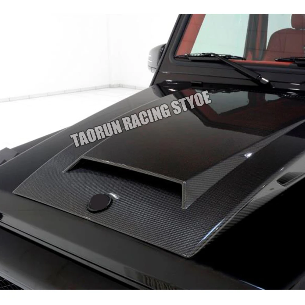 W463 B Стиль карбоновое волокно крышка двигателя капот отделка для Mercedes Benz G Class G500 G63