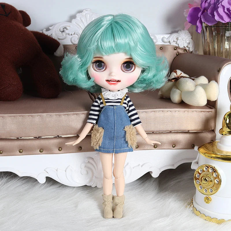 ICY Nude Blyth Кукла № 2 открытый рот с зубами резные губы матовые лица суставы тела сонные глаза 1/6 bjd, licca, jerryberry, pullip
