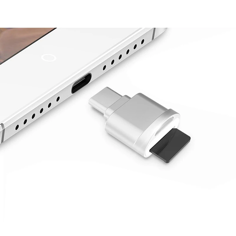 

Micro SD Card Reader Smartphone OTG USB 3.1 Type-C version to TF card slot adapter Portable for 2015 2016 Macbook