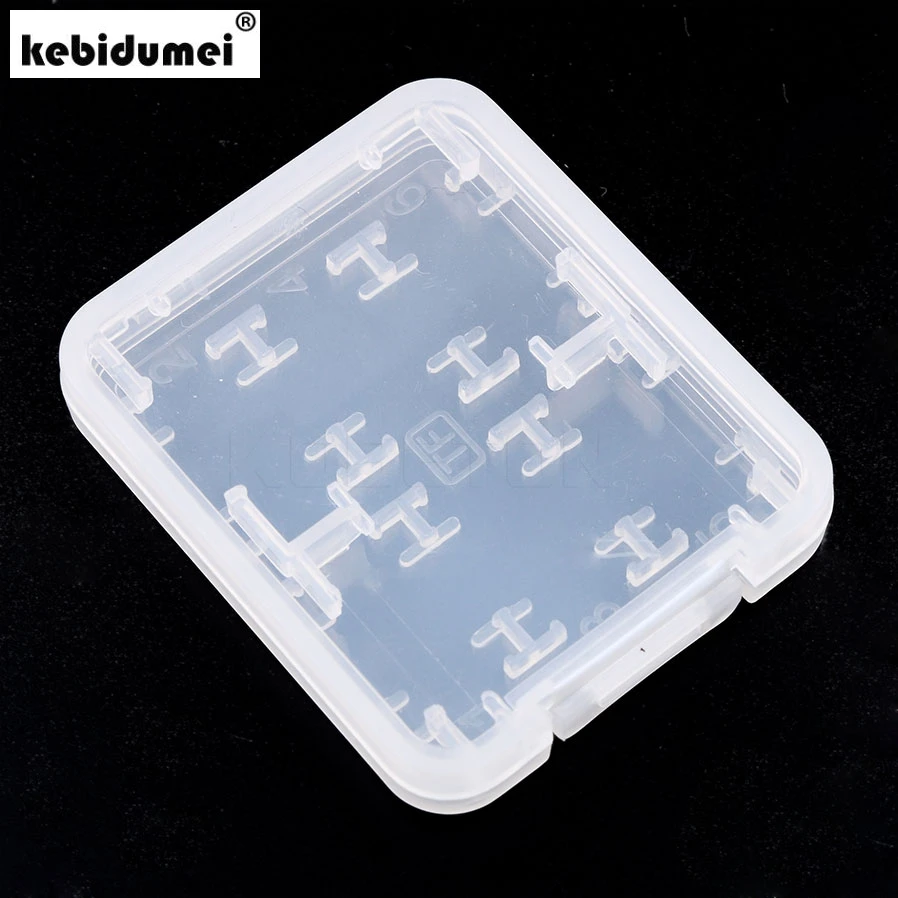 Новый Белый пластиковый чехол 8 в 1 kebidumei для TF Micro SD карты памяти SDHC MS защитный