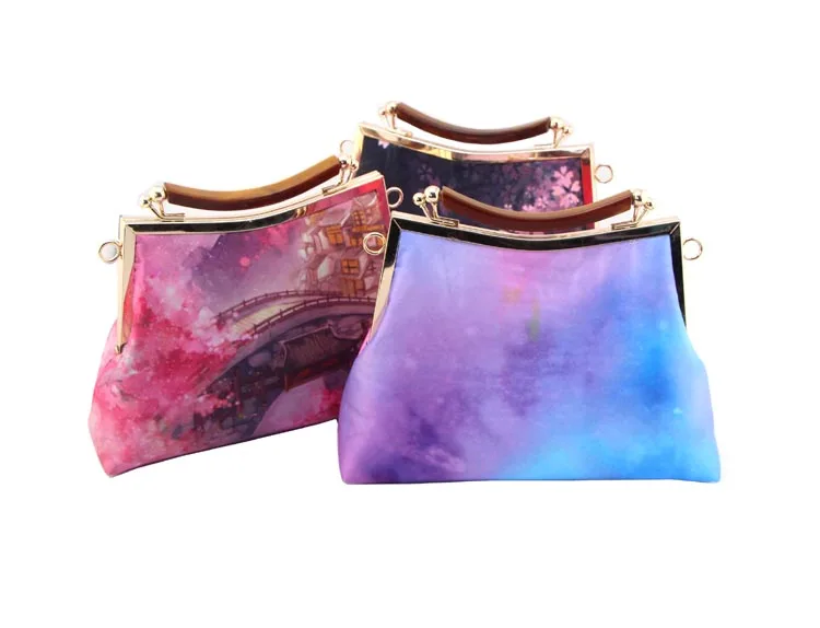 40*49cm Imitation silk Digital printing diy bag fabric for patchwork cloth cheap telas tecidos crafts materials tissu | Дом и сад
