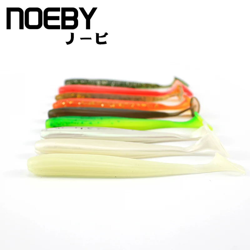 Мягкая приманка NOEBY 8 шт./лот 50 мм/0 7 г T-образный хвост искусственная рыба