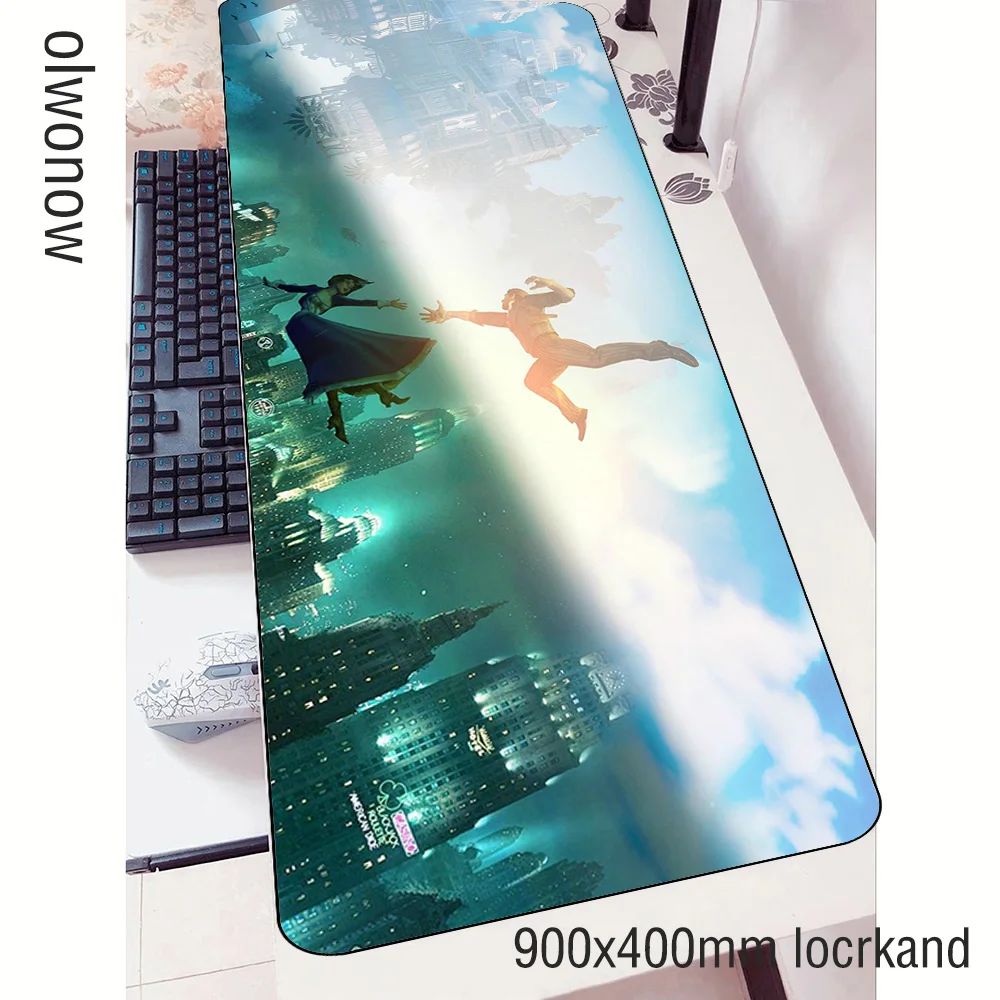 Коврик для мыши bioshock геймер толстый 90x40 см notbook игровой коврик большой