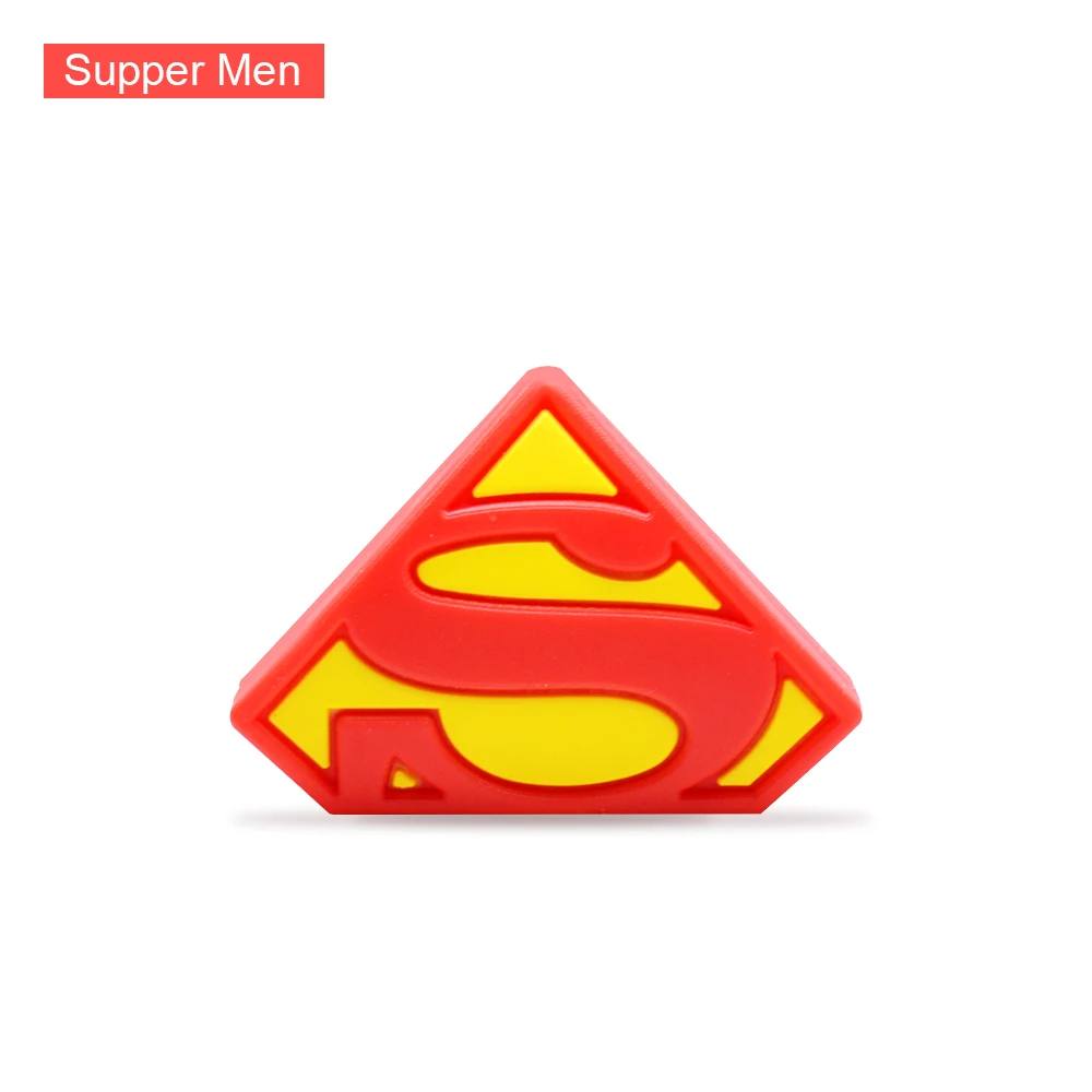 Supper Men Пакет милый мультфильм животное укуса кабель протектор для iphone держатель кабеля чомперы зарядное устройство провода Органайзер аксессуары для телефонов - Цвет: Supper Men