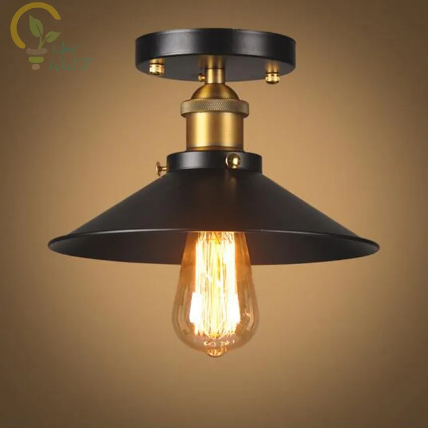 

Loft Style Retro Vintage LED Ceiling Lights Fixtures Living Room Industrial Edison Ceiling Lamps Plafondlamp Lamparas De Techo