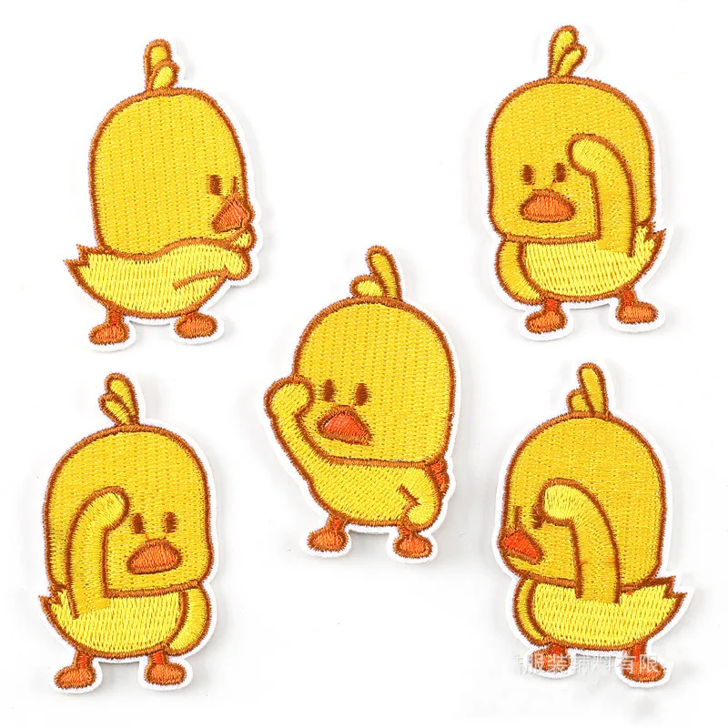 FFLACELL Лидер продаж мультфильм нашивки желтая утка патч пришить патчи для одежда
