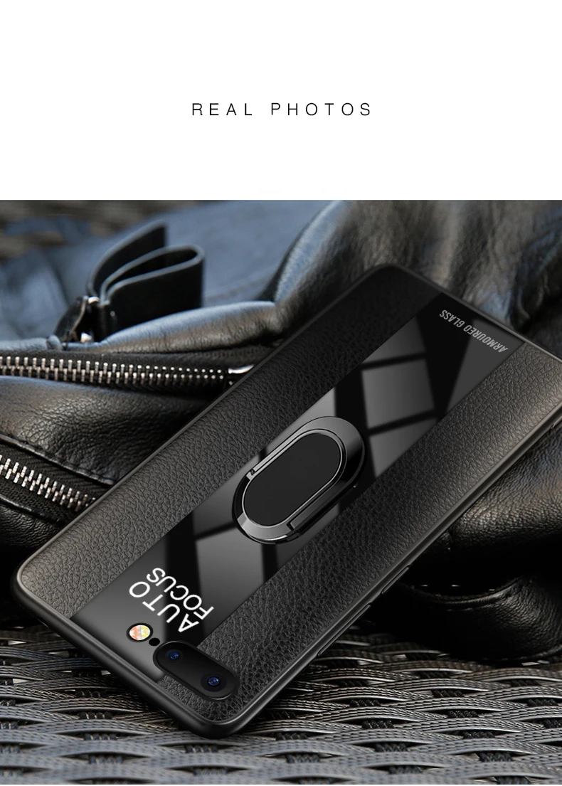 Роскошный мягкий силиконовый кожаный чехол для iPhone X, XR, XS Max, 7, 8 Plus, 6, 6S Plus, автомобильный магнитный держатель, подставка, стеклянный чехол