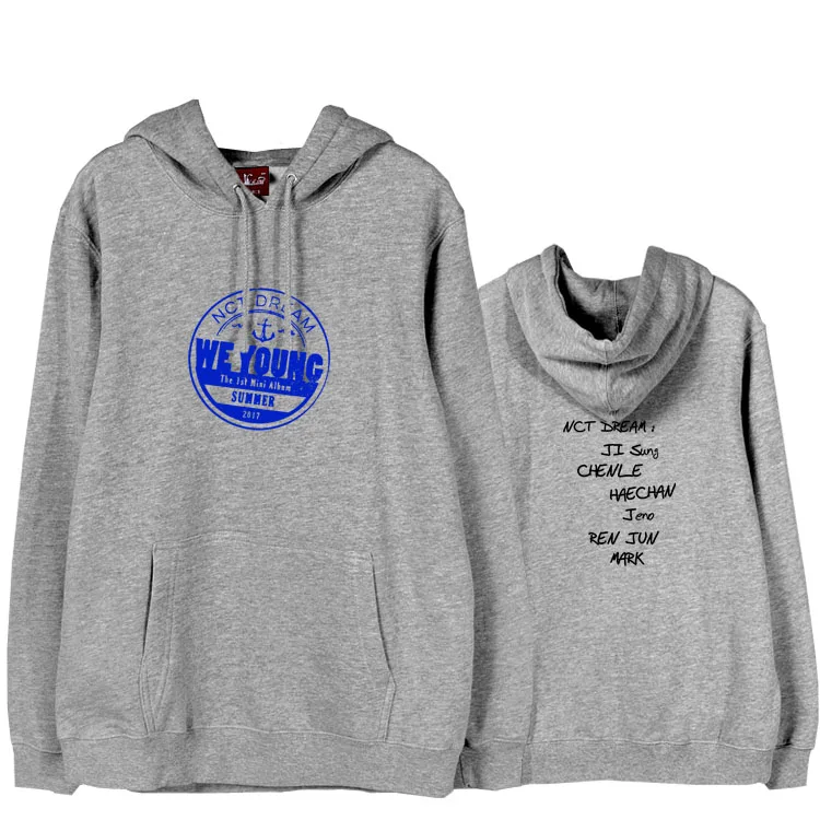 Флисовая Толстовка с надписью we young name и Kpop nct dream album|pullover sweatshirt|fashion sweatshirtsweatshirt