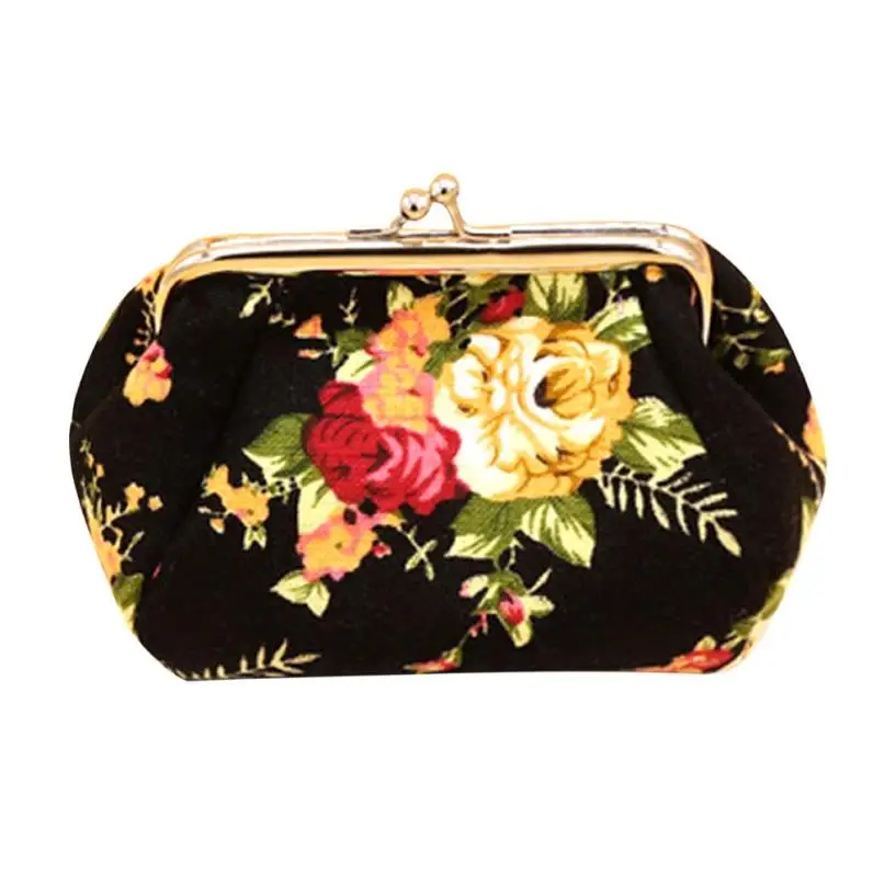Women Lady Retro Vintage Flower Small Wallet Hasp Purse Clutch Bag bolsas feminina coin purse women bags | Багаж и сумки