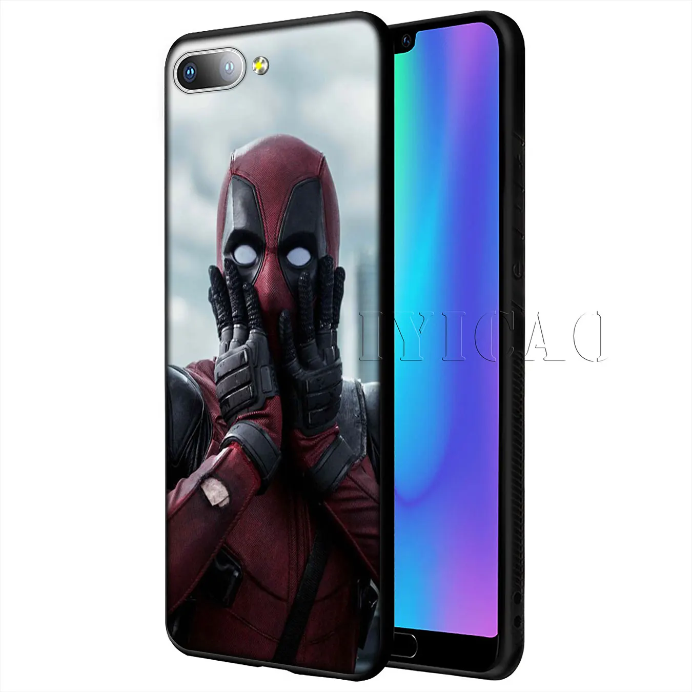 IYICAO Deadpool Marvel Мягкий силиконовый чехол для телефона Huawei Y9 Y7 Y6 Prime 2019 Honor 20 8C 8X 8 9 9X 10