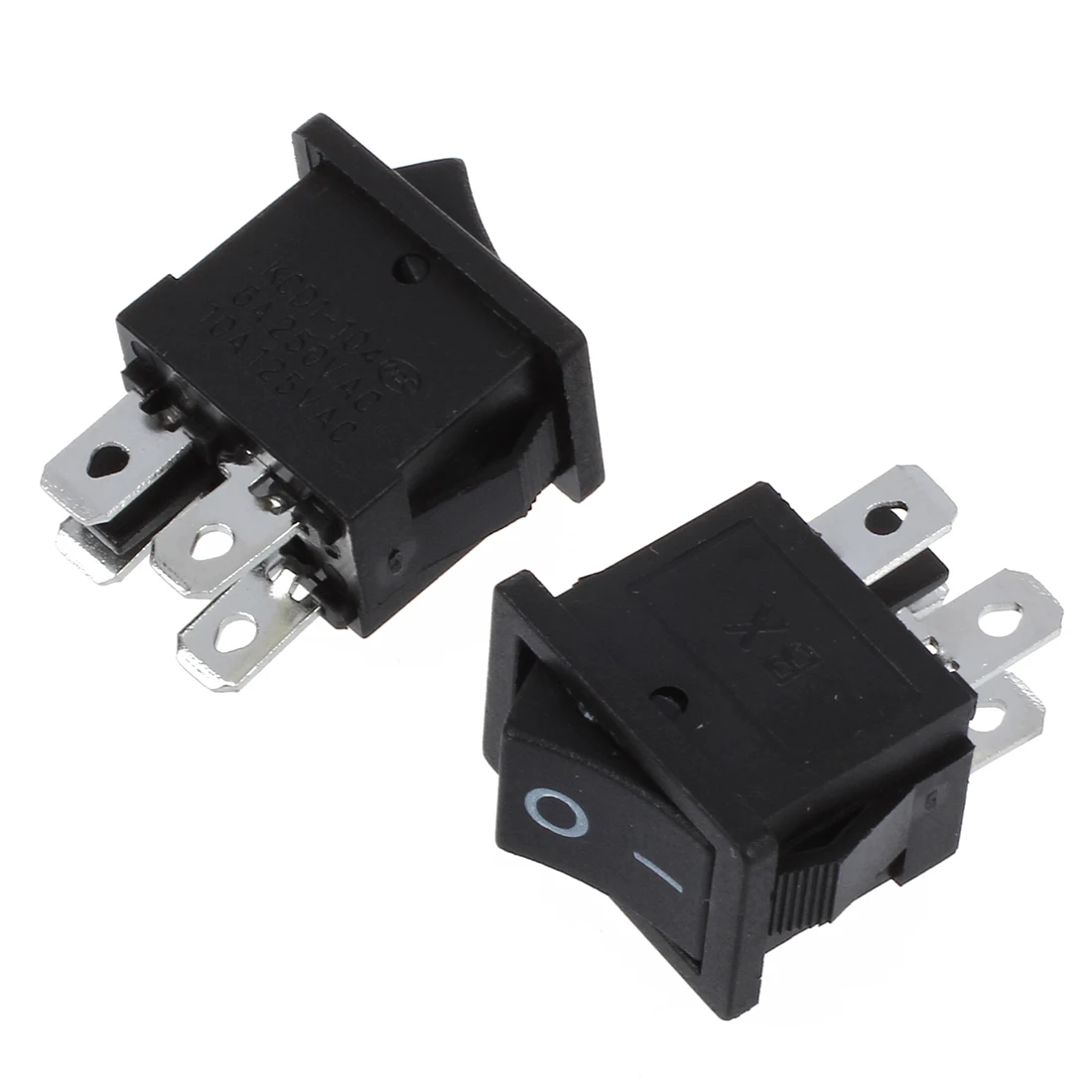 10 шт. x 4 Pin ВКЛ ВЫКЛ 2 положения DPST лодки Кулисные Переключатели 10A/125V 6A/250V AC Прямая