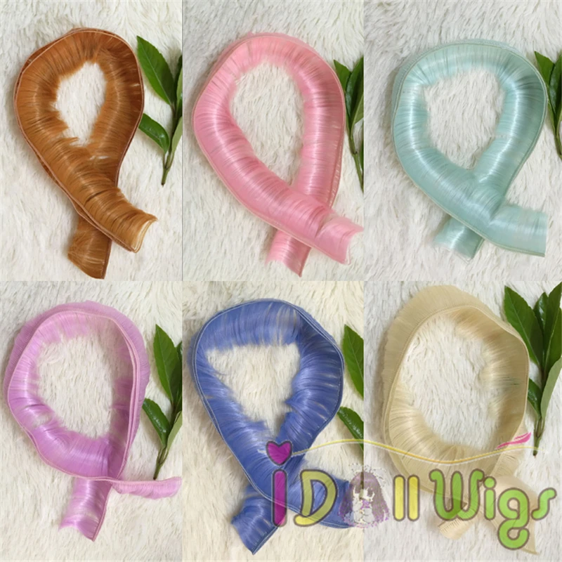 5*100 см DIY короткие волосы, 10 шт./партия 18 цветов на выбор, хорошее качество термостойкие синтетические волосы