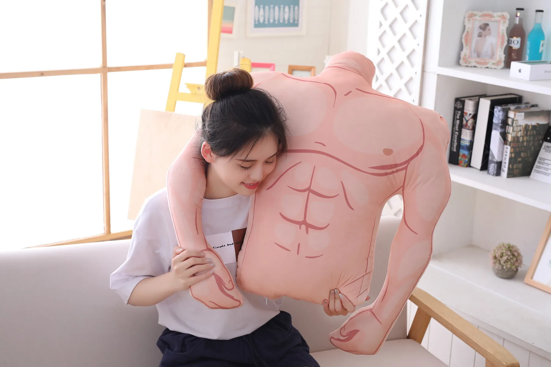 Мягкие подушки мускулистый человек Boyfriend Arm PlushToy задняя подушка большой комфорт Подушка креативный день рождения девушка подарок на день рождения